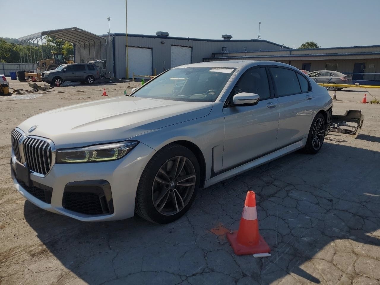 BMW 740I Xdrive 2020 Silver vin: WBA7E4C59KGV70505